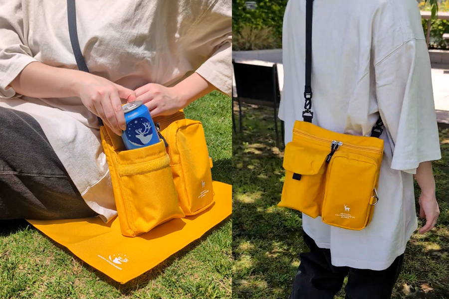 ビールが冷えてレジャーシート付きのバッグ⁉　「TNOC THE SAMPO BAG」コラボ発売！