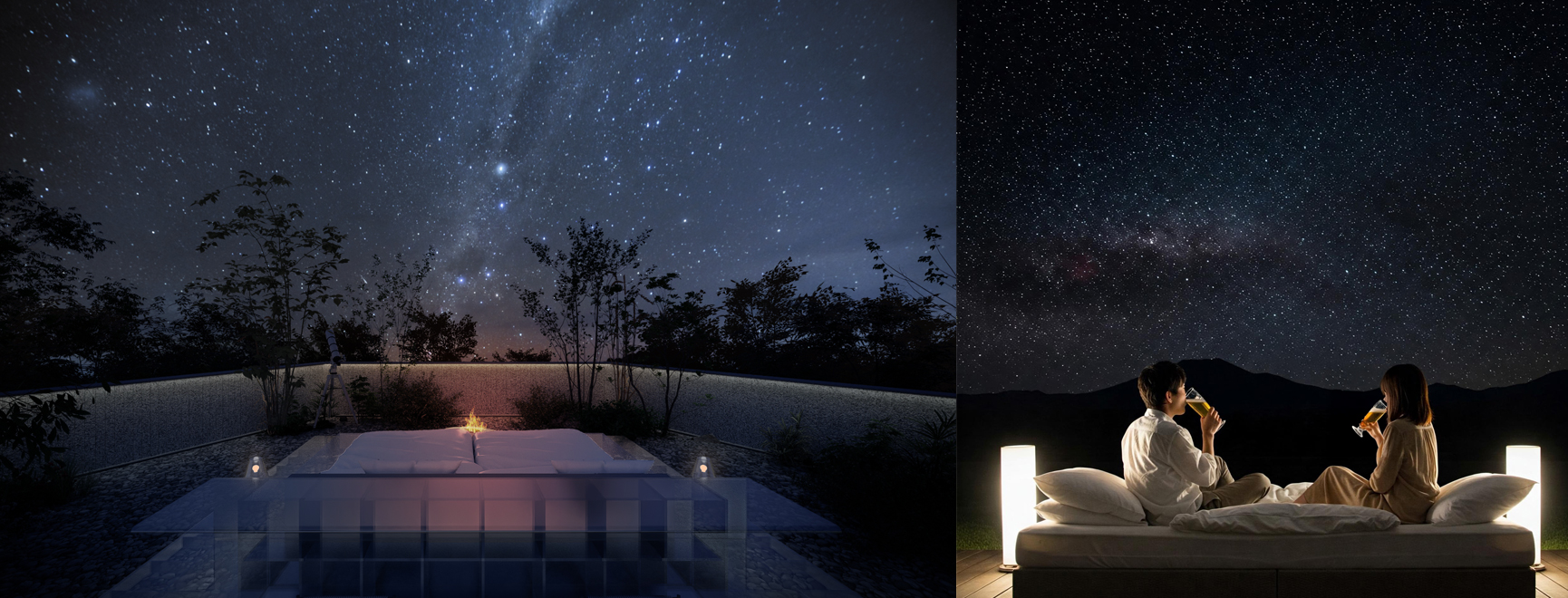 屋根のない宿泊体験⁉ 圧倒的星空をみながら寝れる宿泊施設「銀河村」と銀河高原ビールがコラボ